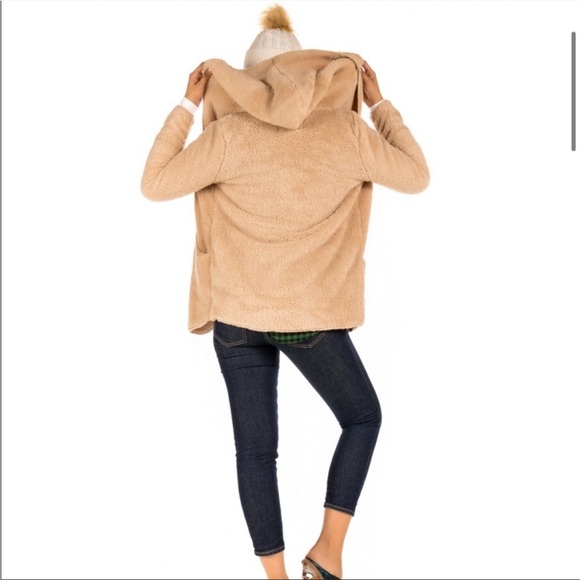 Super Soft Sherpa Shacket Sweater Cardigan - Picture 3 of 12